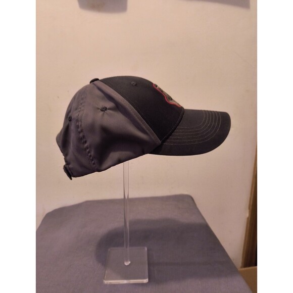 Fan Favorite Cleveland Indians Chief Wahoo  Black Gray Baseball Hat Adjustable - Picture 4 of 11